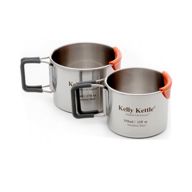 Kelly Kettle - RVS Campingbekers (2-pack)