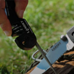 Knife sharpener and grindstone