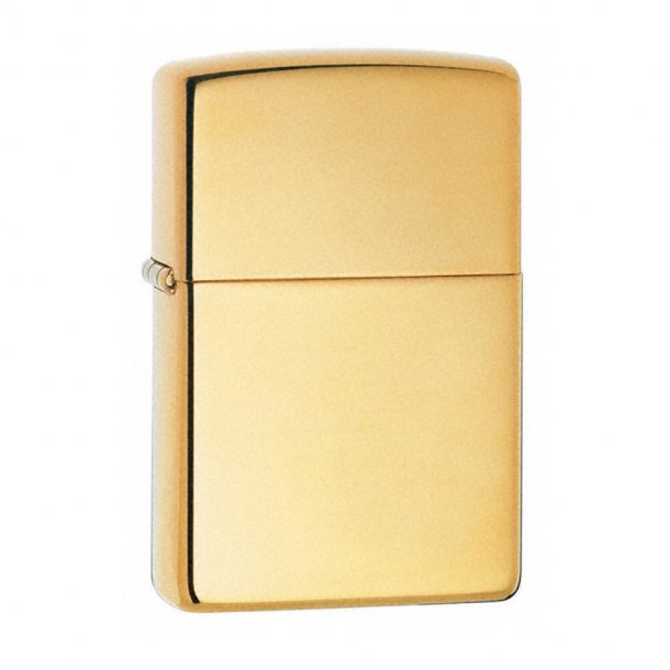 Zippo - Klassisches hochglanzpoliertes Messingfeuerzeug