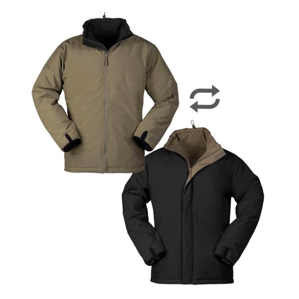 Mil-Tec - Cold Weather Wendejacken Grn / Schwarz
