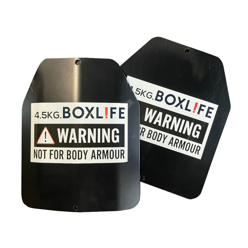 Billede af Boxlifegear - Vægtpladesæt 9 kg (For- og Bagplade)