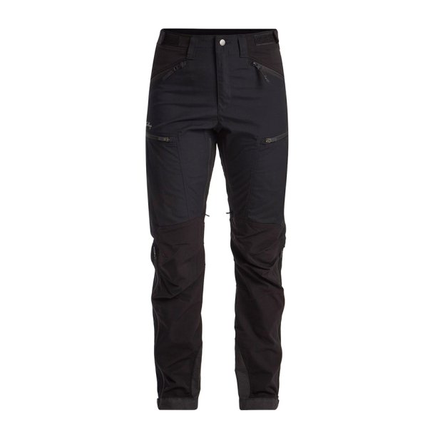 Lundhags - Makke High Waist Curved Dame Bukser Sort