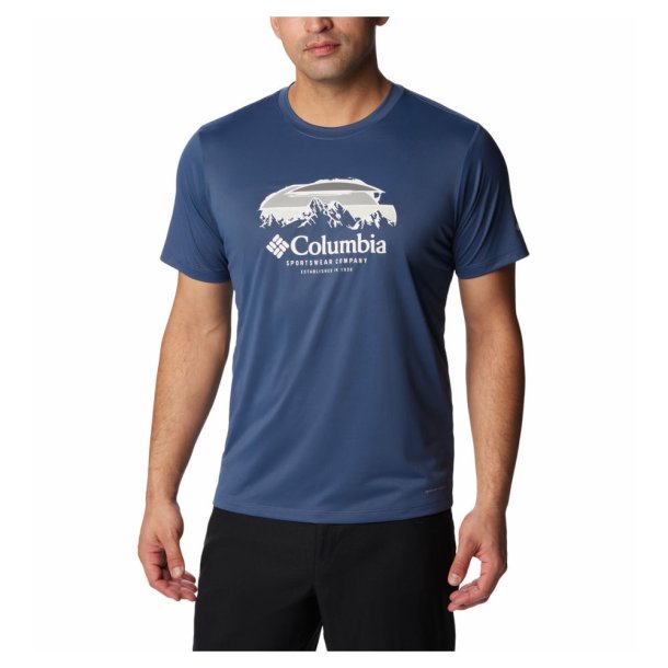 Columbia - Hike Graphic SS Herren T-Shirt Blau