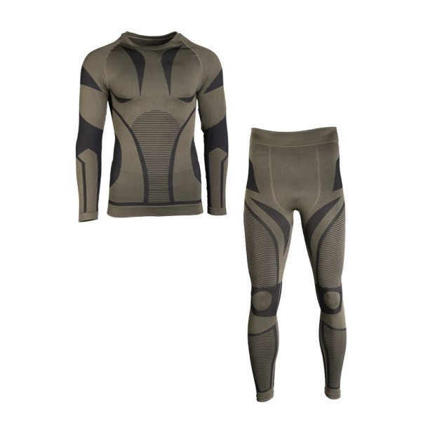 Mil-Tec - Performance Funktionelt Herre Undertj Large / XL Olivengrøn