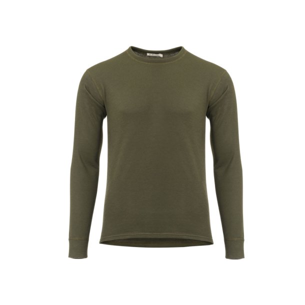 Aclima - WoolTerry 220g Herre Crew Neck Large Olivengrøn