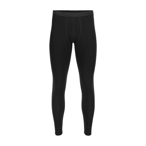 Aclima - WarmWool 200g Herre Lange Underbukser // Sort