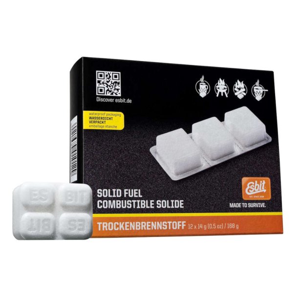 Esbit - Solid Fuel Sprittabletter 12 stk.