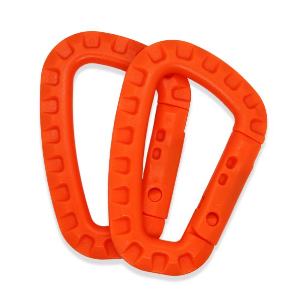 K-Force - ABS Karabiner (2 stk) - Orange