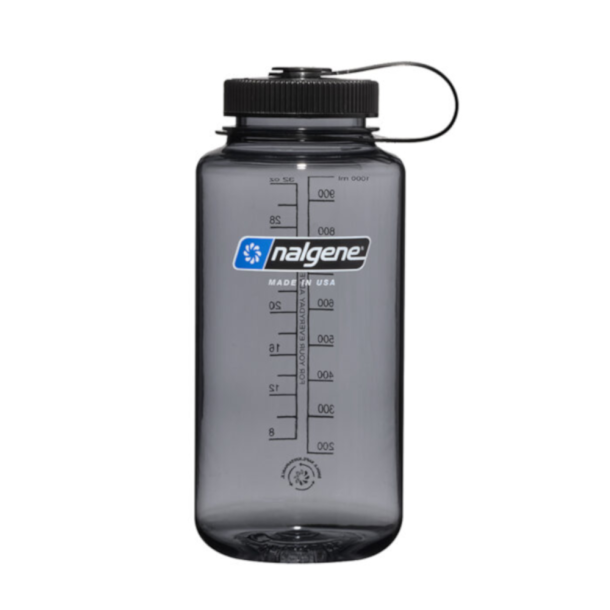 Nalgene - Wide Mouth Sustain Drikkeflaske 1L Grå