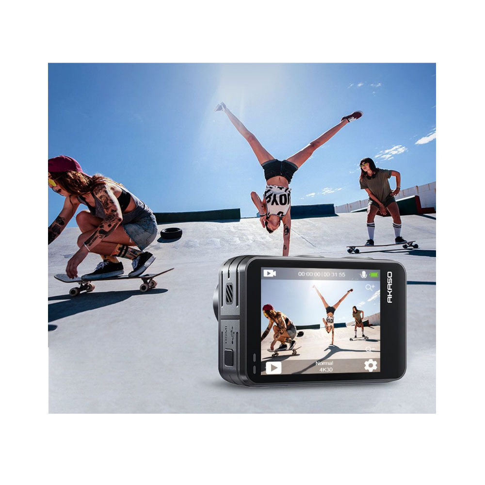 Brave 7 LE Dual Screen 4K/30fps actionkamera från Akaso