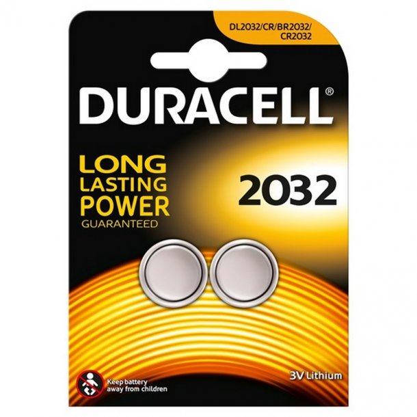 Duracell - CR2032 3V Lithium batteri (2-pak)
