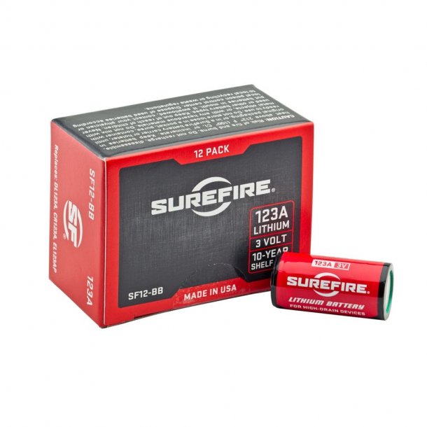 SureFire - 123A Lithium Batterier 72-pak