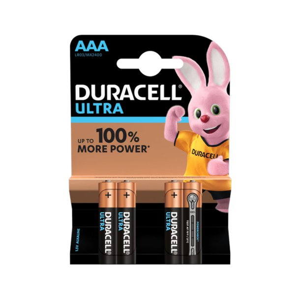 Duracell - Ultra AAA Batterier 4-pak