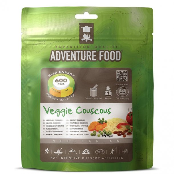 Adventure Food - Vegetarian Couscous (600 kcal, 1 serving)