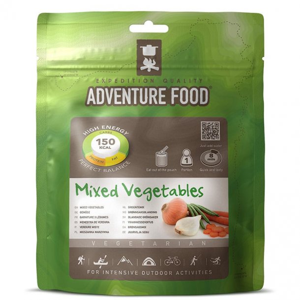 Adventure Food - Mixed Vegetables (150 kcal, 1 portion)