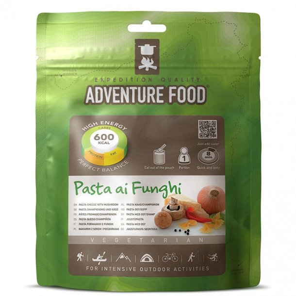 Adventure Food - Pasta Ai Funghi (600 kcal, 1 portion)
