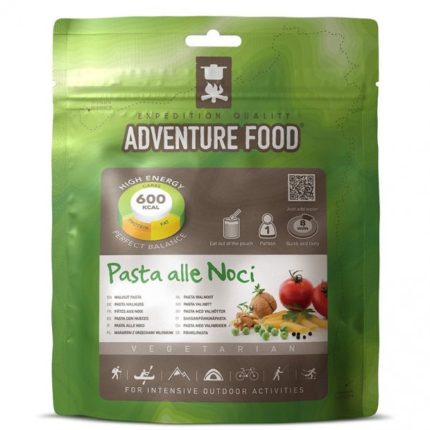 Adventure Food - Pasta alle Noci (600 kcal, 1 portion)