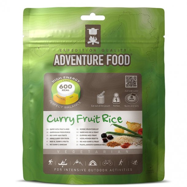 Adventure Food - Arroz con curry y frutas (600 kcal, 1 ración)