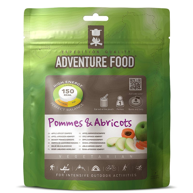 Billede af Adventure Food - Æble & Abrikos Kompot (150 kcal, 1 portion)