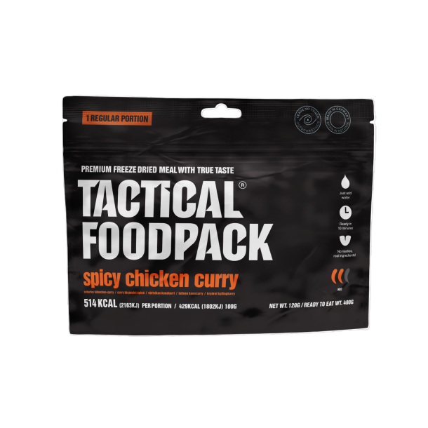 Tactical Foodpack - Krydret Kylling I Karry, 514 Kcal