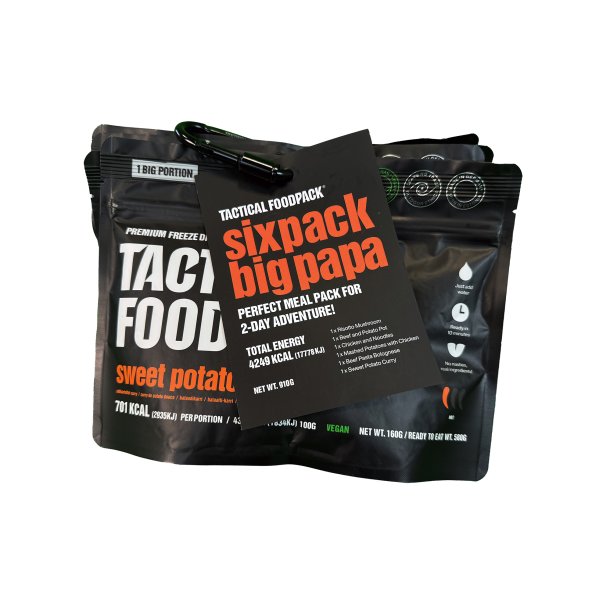 Tactical Foodpack - Sixpack Big Papa Feltration, 6 mltider, 4.249 Kcal