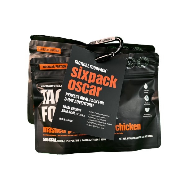 Tactical Foodpack - Sixpack Oscar Feltration, 6 mltider, 2.910 Kcal