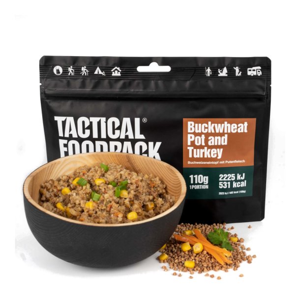 Tactical Foodpack - Boghvede og Kalkun (531 Kcal)