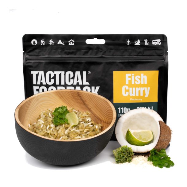 Tactical Foodpack - Fisk i Karry og Ris (481 Kcal)