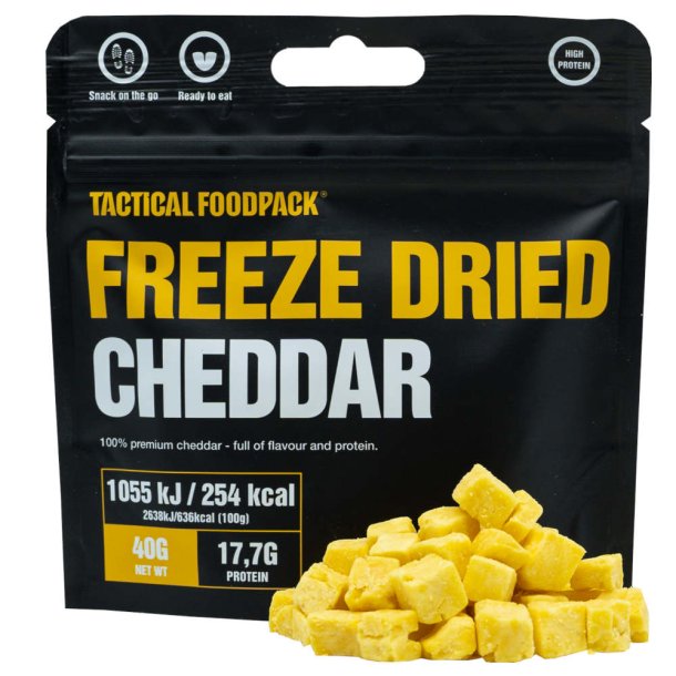 Tactical Foodpack - Frysetrret Cheddar, 254 Kcal