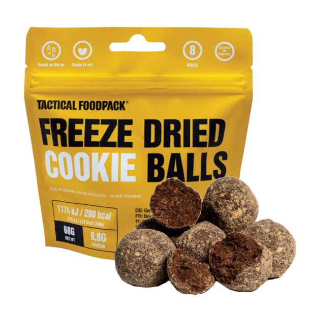 Tactical Foodpack - Frysetrrede Smkagekugler, 280 Kcal