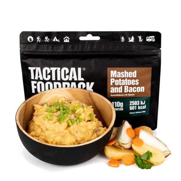Tactical Foodpack - Aardappelpuree en Bacon (601 Kcal)
