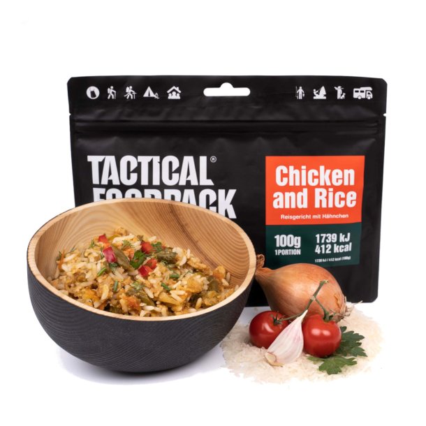 Tactical Foodpack - Kip en Rijst (412 kcal)