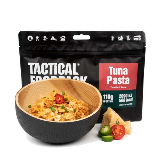 Tactical Foodpack - Pasta og Tun (500 Kcal)