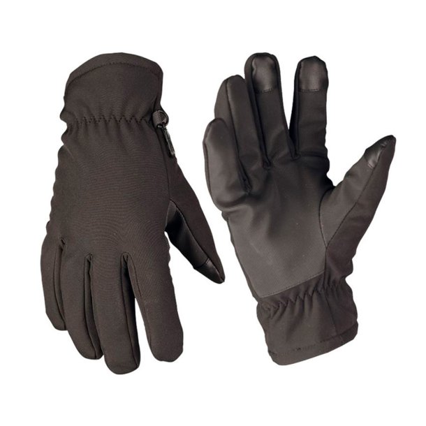 Mil-Tec - Thinsulate Softshell-Handschuhe Schwarz