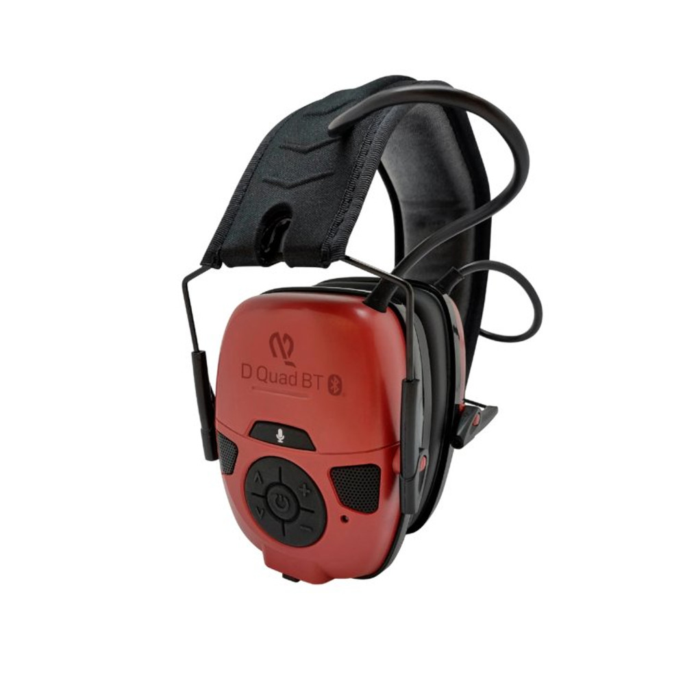 D-Quad Elektronisk Høreværn 82 Rød fra Hunter - Køb