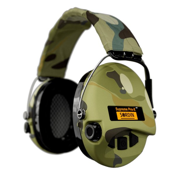 Sordin - Supreme Pro X LED Aktiv Hrevrn Grn camo