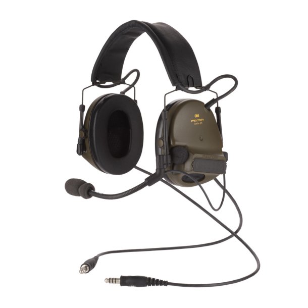 3M Peltor - ComTac XPI Headset m. Flexibles Mikrofon Grn 28 dB