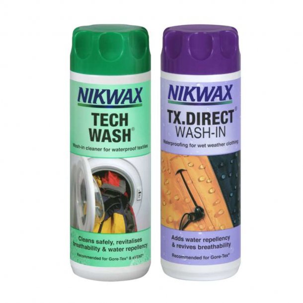 Nikwax - Twinpack Tech Wash & TX.Direct Einwasch-Imprgnierung 300 ml