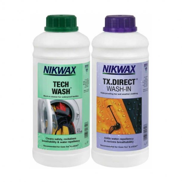 Nikwax - Twinpack Tech Wash & TX.Direct Wash-In Impregnering 1L