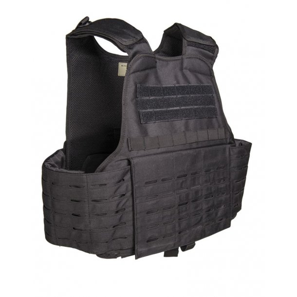 Mil-Tec - Laser Cut Carrier Vest Sort