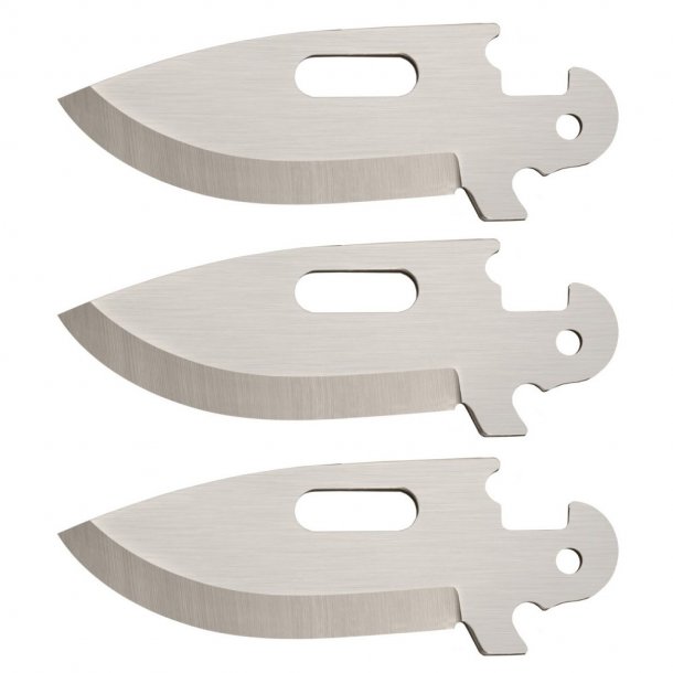 Cold Steel - Click'n'Cut 3-Pak Knivblade (Drop Point)