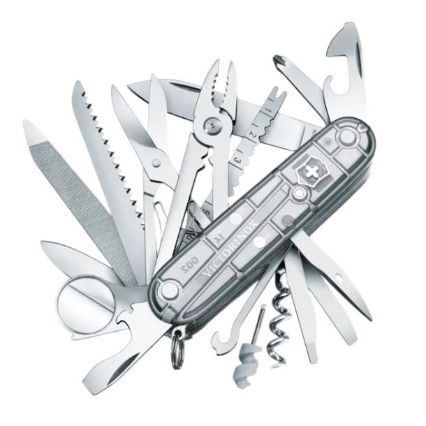 Victorinox - Swiss Champ 91 mm Gennemsigtig