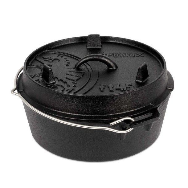 Petromax - Dutch Oven ft4.5 Cast iron pot with flat bottom (4.5L)