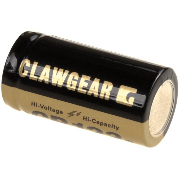 Claw Gear - CR123 Lithium 3V Batteri