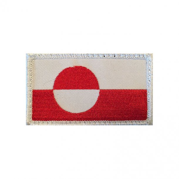 Tac-case - Grønlandsk Flag (Velcro)