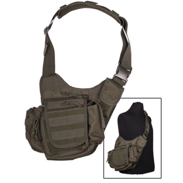 Mil-Tec - Sling Bag Multifunction Olivengrøn