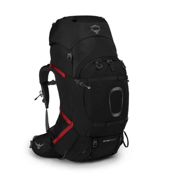 Osprey - Aether Plus 70L Herre Rygsk // Sort