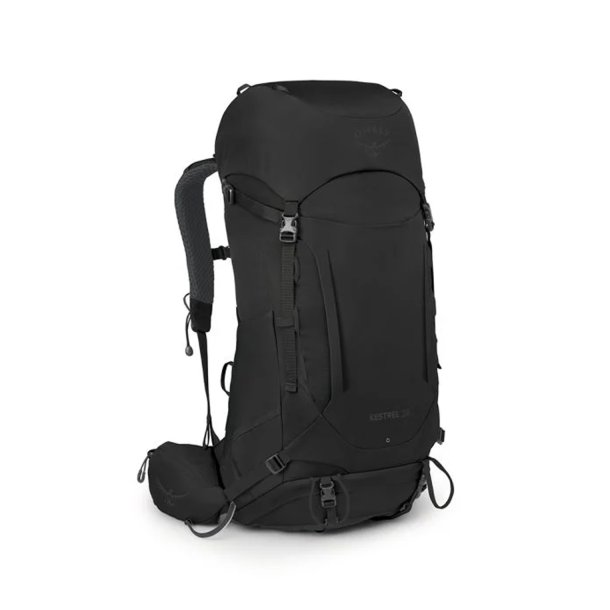 Osprey - Kestrel 38 Vandrerygsk 38L // Sort