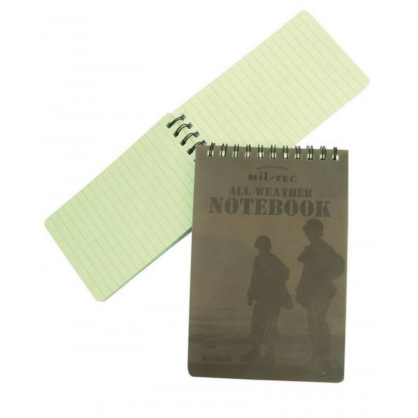 Mil-Tec - Tactical Notebook Brystlomme 8 x 13 cm