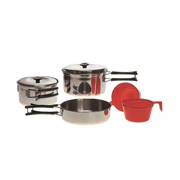 Mil-Tec - Stainless steel pot set for 2 people